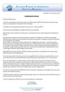 Communiqué – Décès Pr Louis Lareng